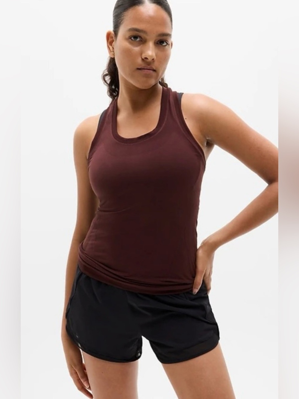 Athleta Momentum Seamless Tank Mauve, size XS, like new!